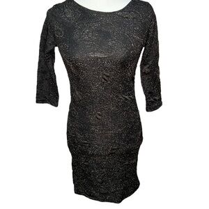 Zara Bodycon Metallic Dress
